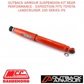 OUTBACK ARMOUR SUSPENSION KIT REAR EXPD FITS TOYOTA LANDCRUISER 100 SERIES IFS
